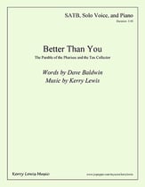 Better than You SATB choral sheet music cover
